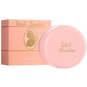 White Shoulders Bath Powder 75g Floral Scented Vintage Collectible NEW
